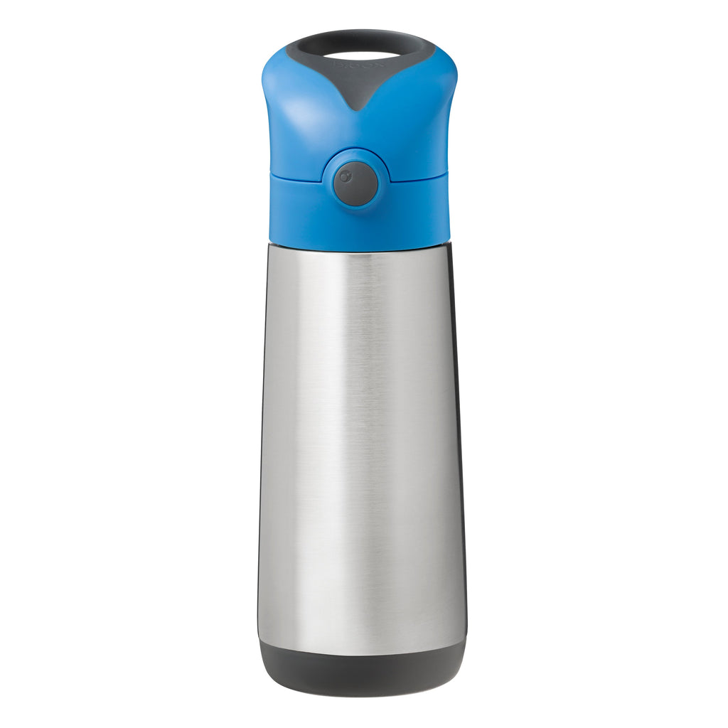 500ml insulated drink bottle - blue slate - b.box for kids