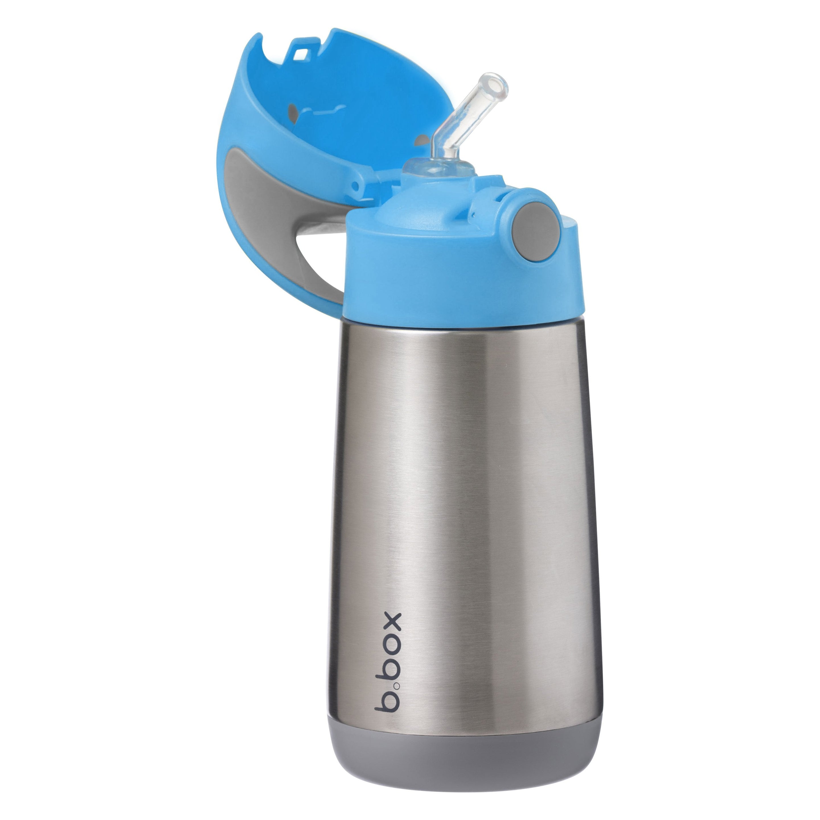 insulated drink bottle - blue slate - b.box for kids