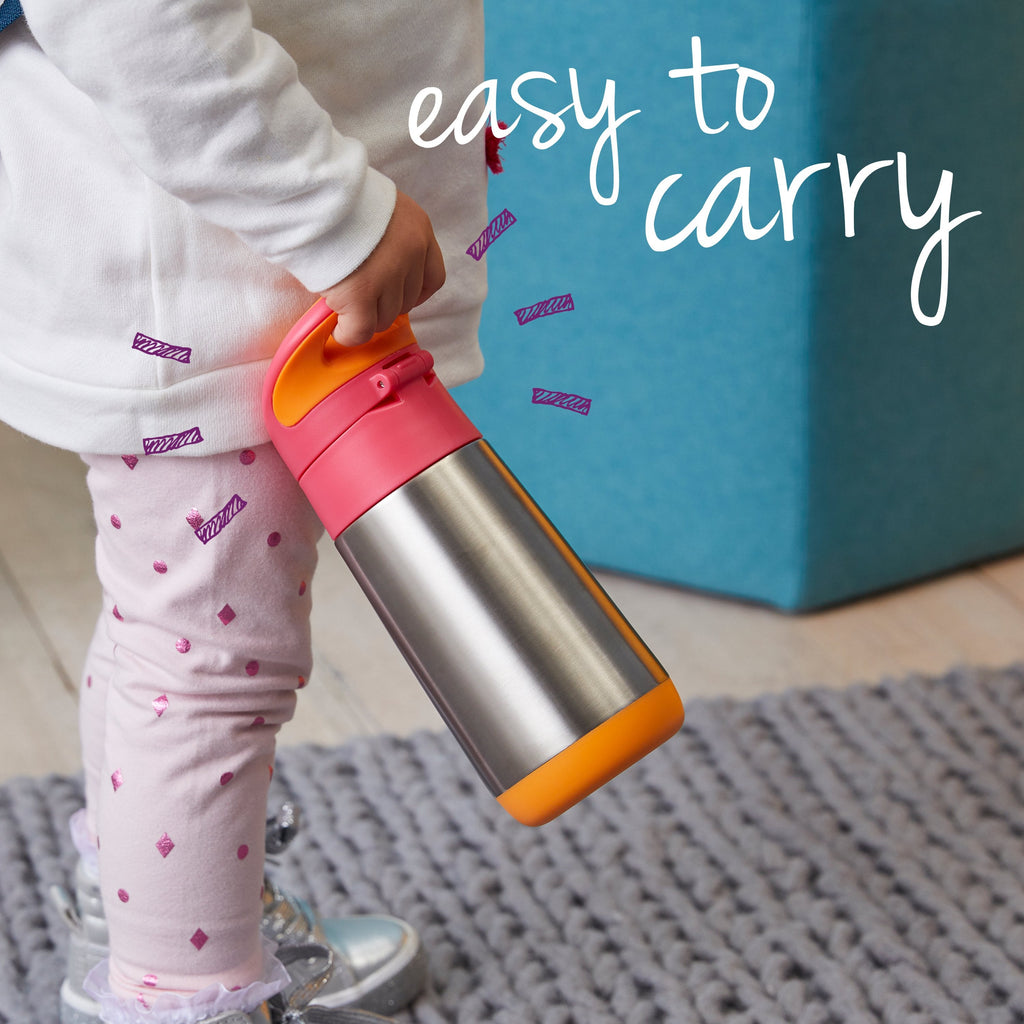 insulated drink bottle - indigo rose - b.box for kids