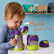 child with 350ml insulated drink bottle - ocean breeze - b.box for kids