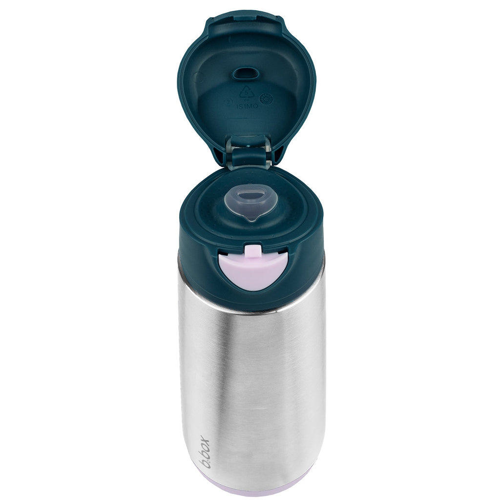 500ml insulated sport spout bottle - indigo rose - b.box for kids