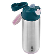 500ml insulated sport spout bottle - indigo rose - b.box for kids