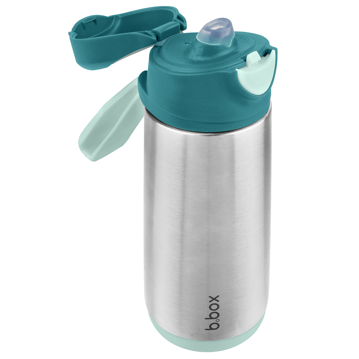 500ml insulated sport spout bottle - emerald forest - b.box for kids
