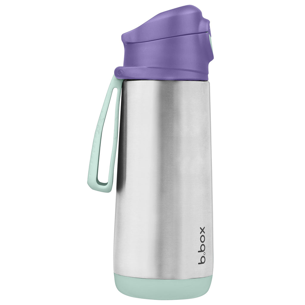 500ml insulated sport spout bottle - lilac pop - b.box for kids