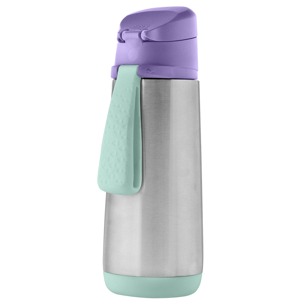 500ml insulated sport spout bottle - lilac pop - b.box for kids