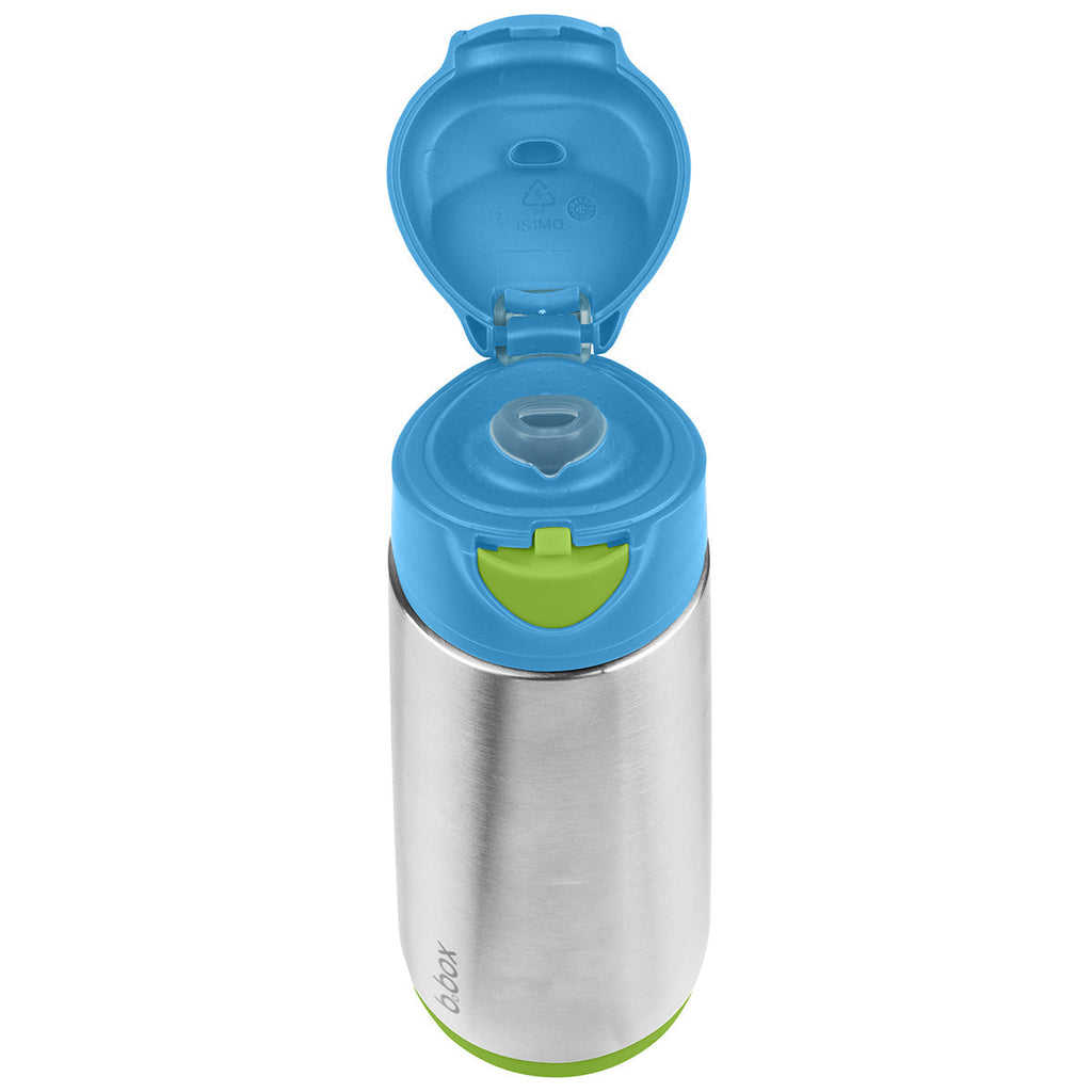 500ml insulated sport spout bottle - ocean breeze - b.box for kids