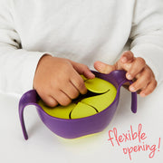 child with Bowl + straw - lemon sherbet - b.box for kids