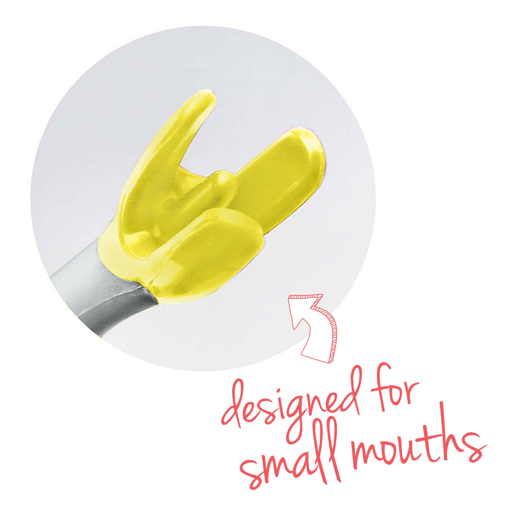 Toddler cutlery set - lemon sherbet - b.box for kids