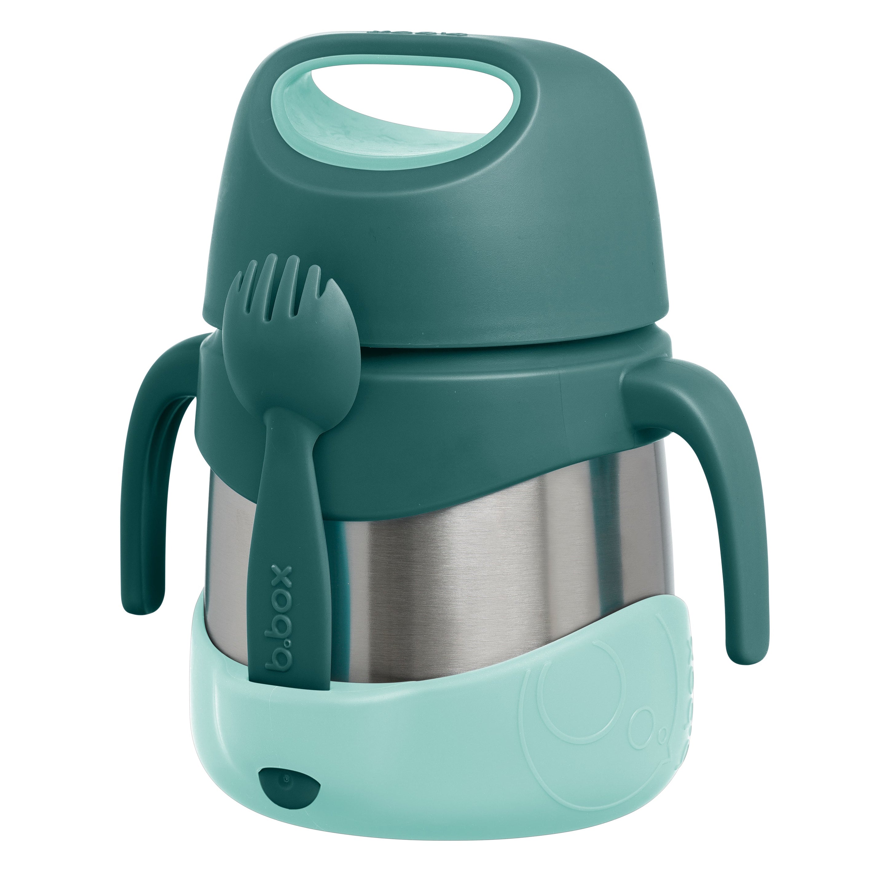 insulated food jar - emerald green - b.box for kids