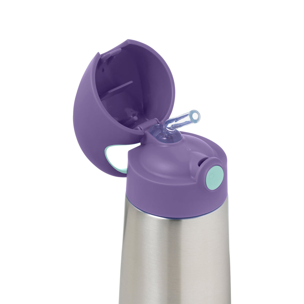 500ml insulated drink bottle - lilac pop - b.box for kids