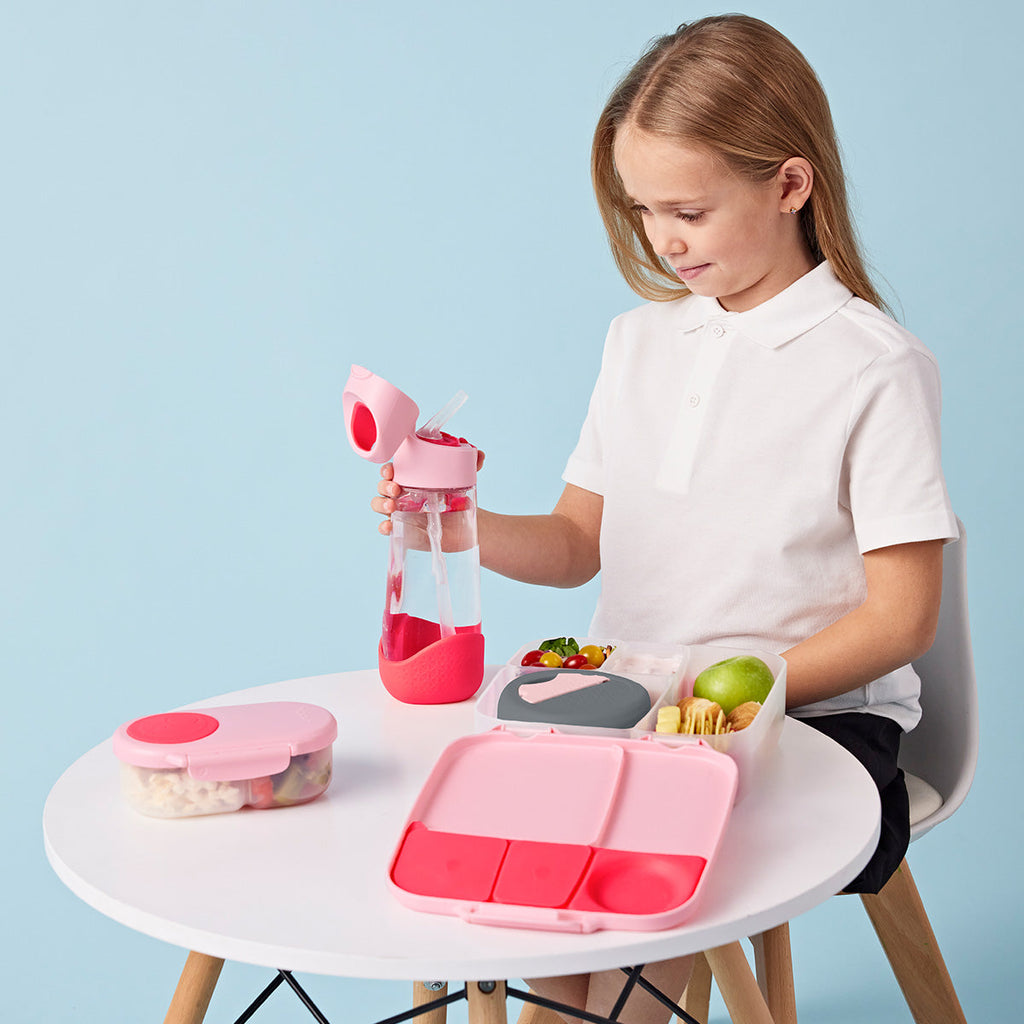 600ml Tritan Drink Bottle - flamingo fizz