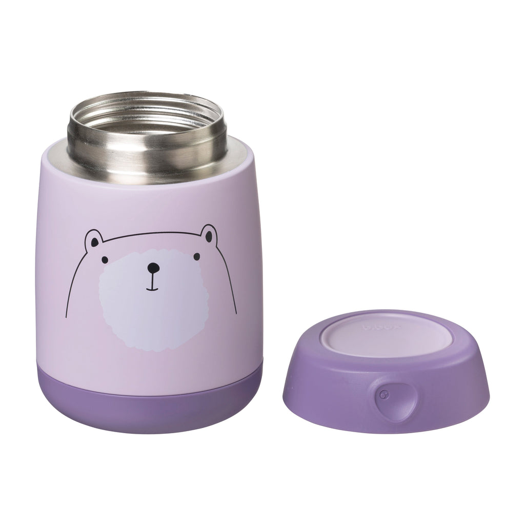 insulated food jar mini - bear hugs - b.box for kids