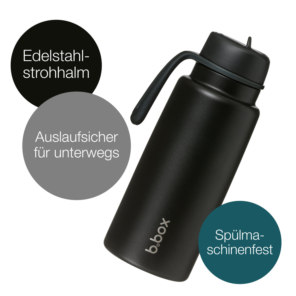1L Insulated Flip Top Bottle - deep space