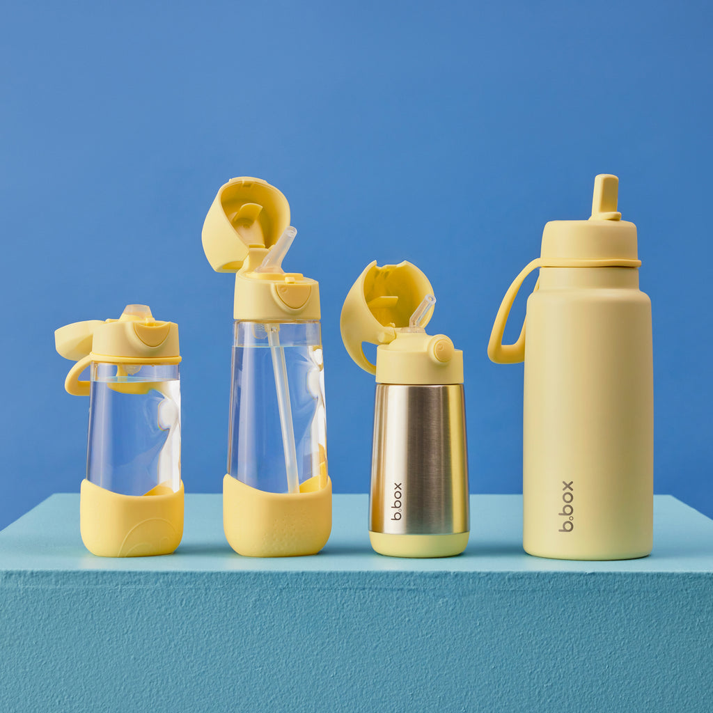 450 ml Sportflasche mit Ausgießer – lemon twist