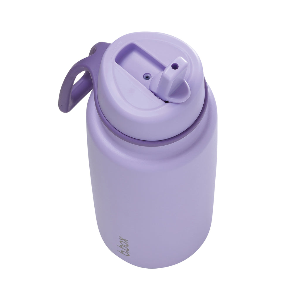1L Insulated Flip Top Bottle - lilac love