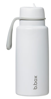 1L Insulated Flip Top Bottle - white out