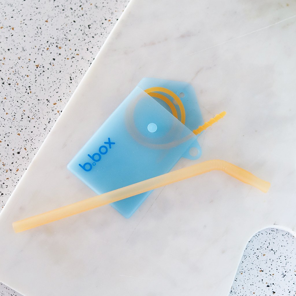 Silicone Straw Travel Set- b.box for kids