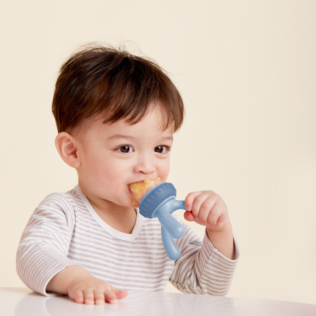 Silikon-Fresh Food Feeder - Lullaby Blue