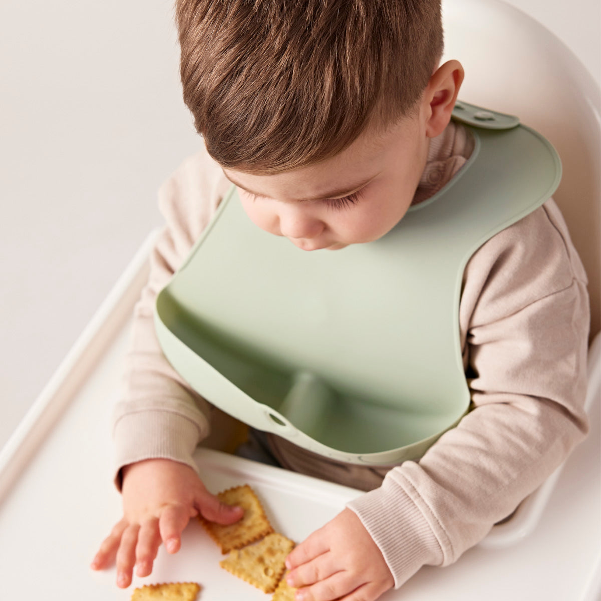 Silicone Bib - sage