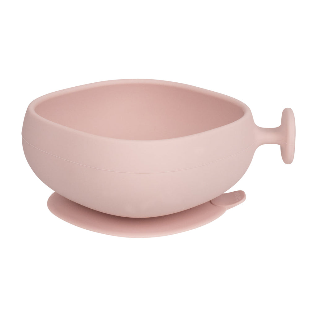 Silicone Bowl + Lid - blush