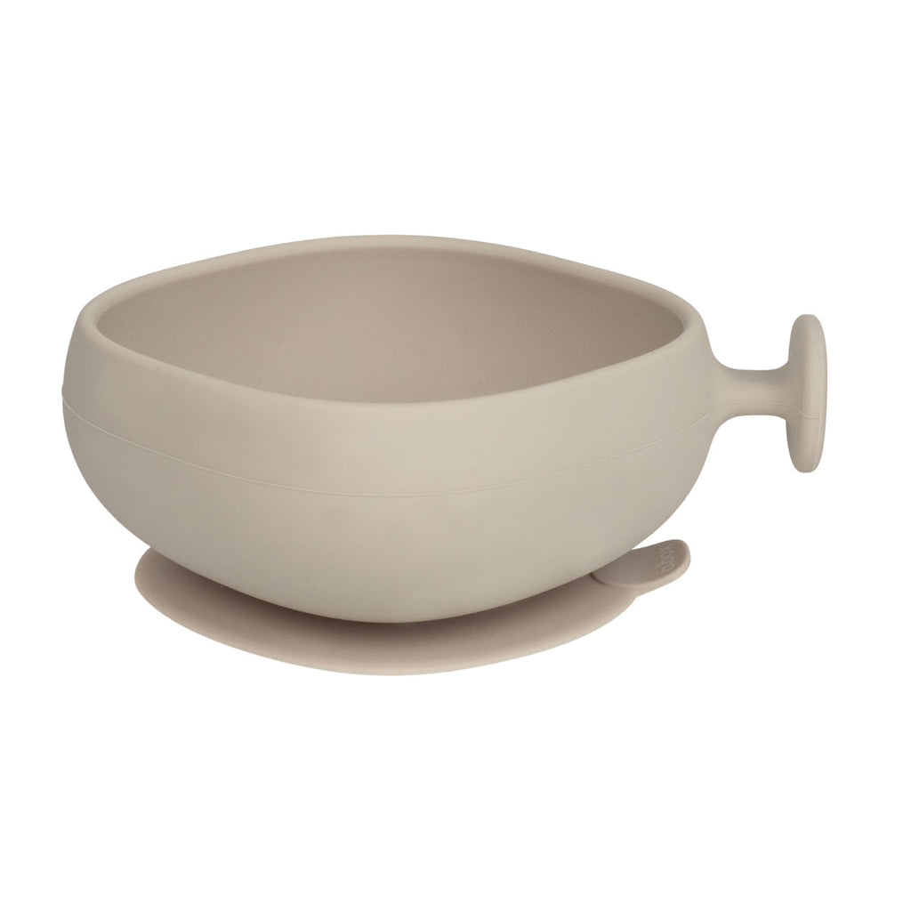 Silicone Bowl + Lid - latte