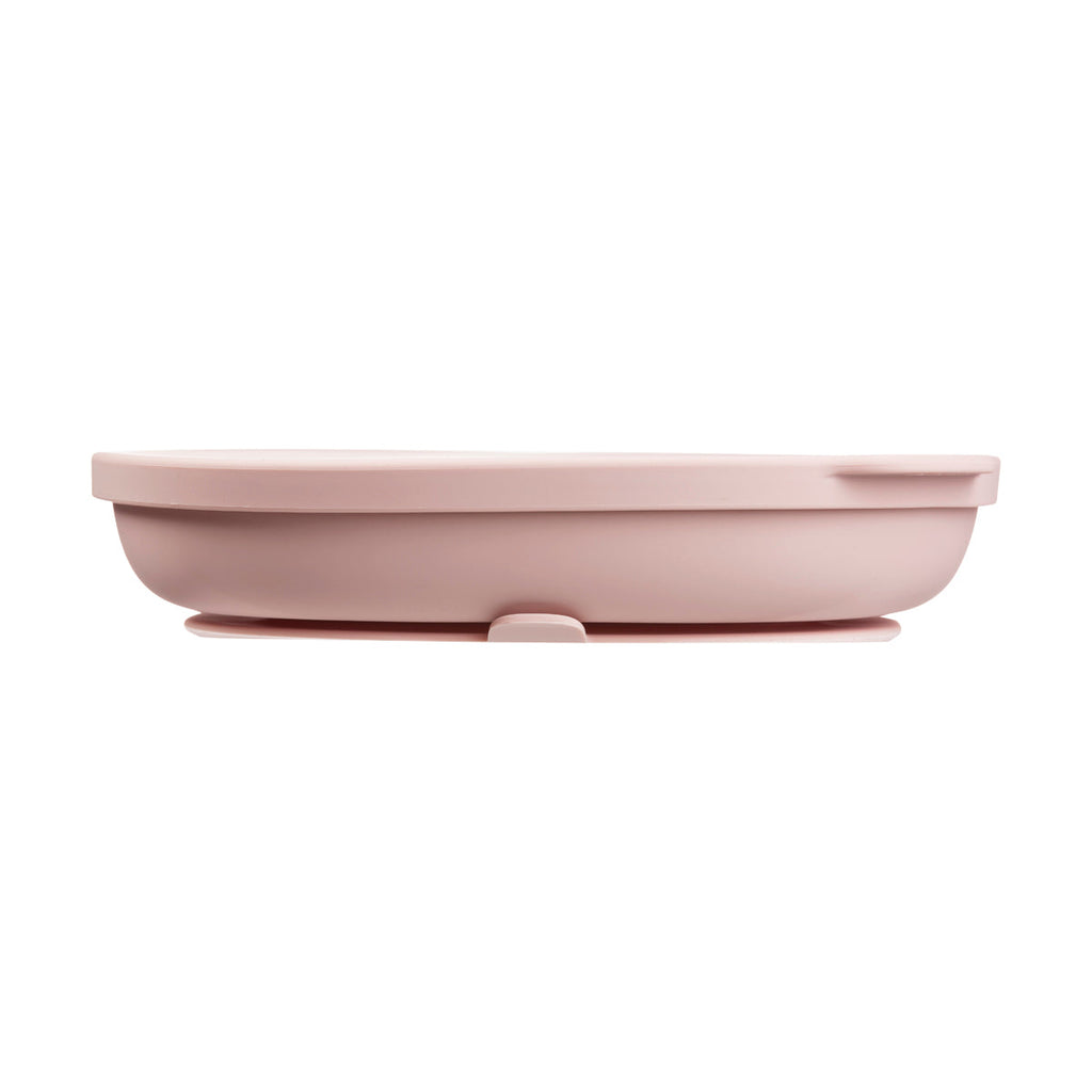 Silicone Plate + Lid - blush