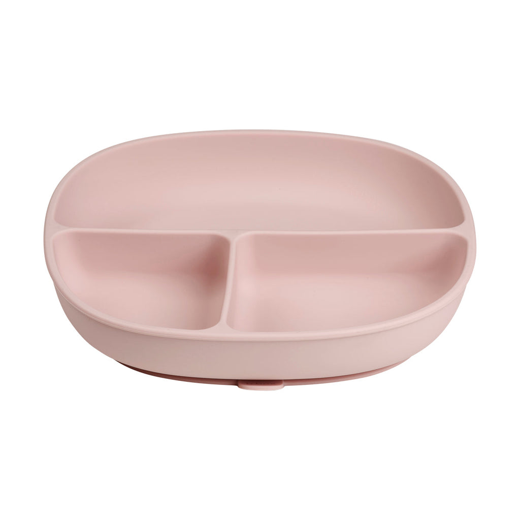 Silicone Plate + Lid - blush