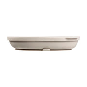 Silicone Plate + Lid - latte