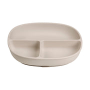 Silicone Plate + Lid - latte