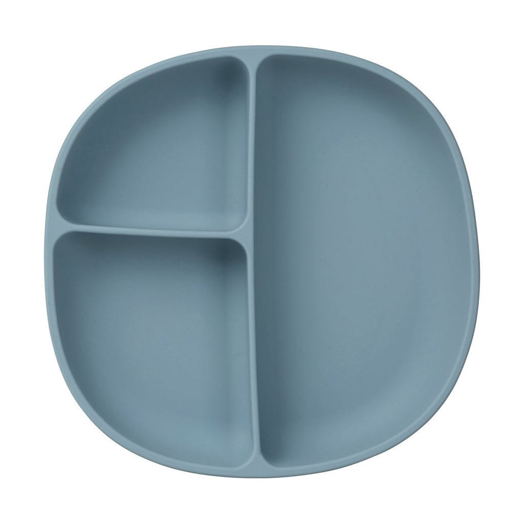 Silicone Plate + Lid - ocean