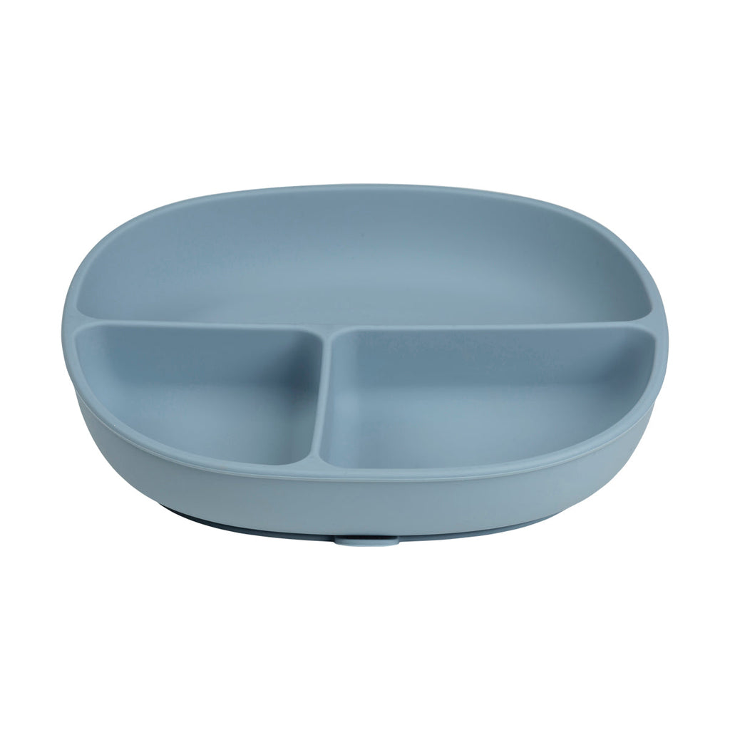 Silicone Plate + Lid - ocean