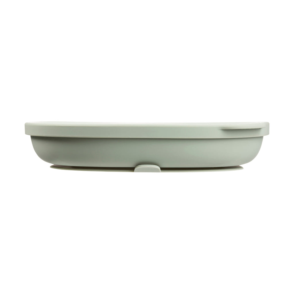 Silicone Plate + Lid - sage