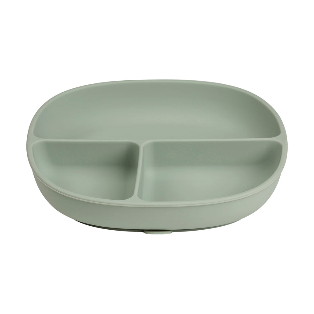 Silicone Plate + Lid - sage
