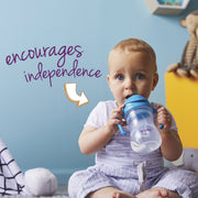 child with sippy cup - apple - b.box for kids