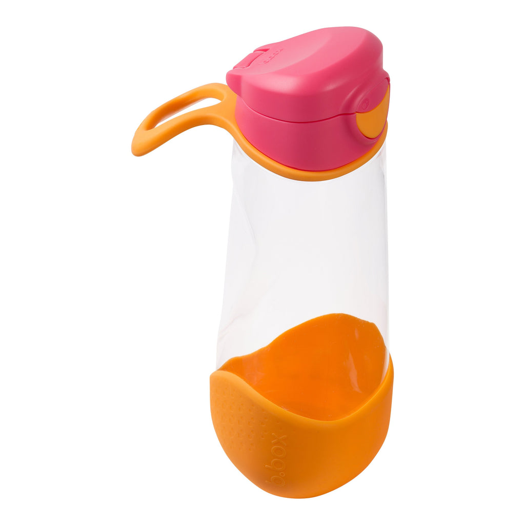 sport spout 600ml bottle - strawberry shake - b.box for kids