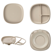 2 in 1 Suction Plate - latte