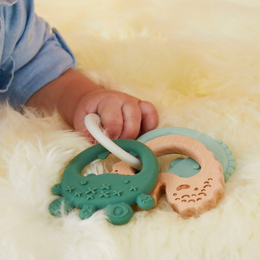 Trio Teether - Sage - b.box for kids