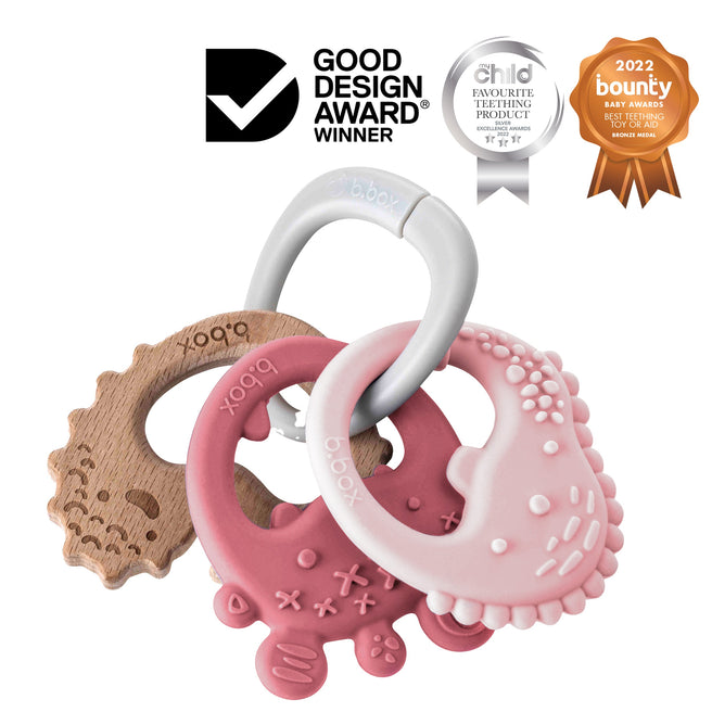 Trio-Beißring - Blush