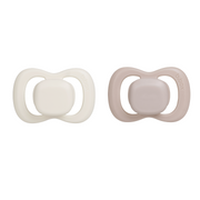 Schnuller-Doppelpack – vanilla + blush (nur Silikon)
