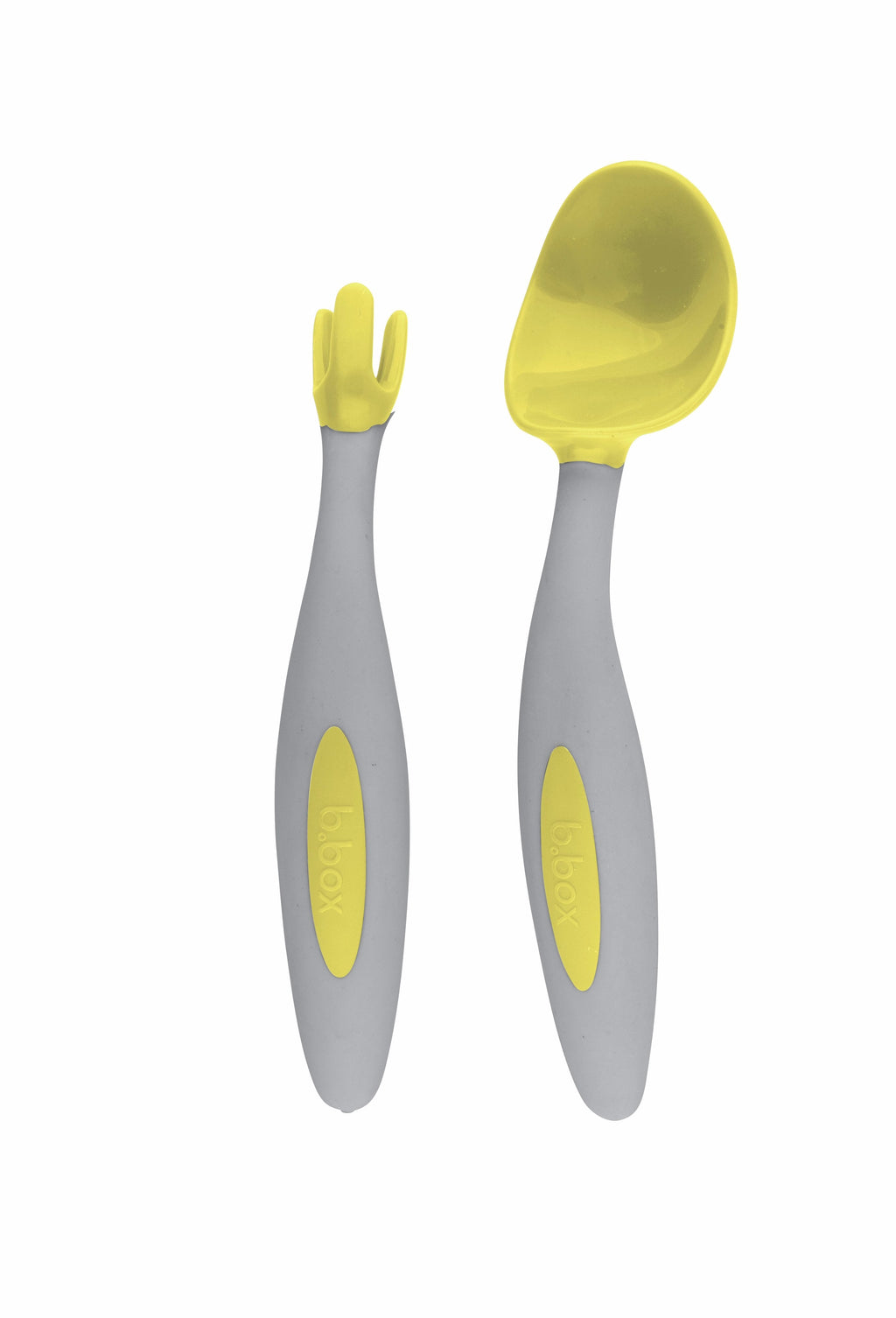 Toddler cutlery set - lemon sherbet - b.box for kids