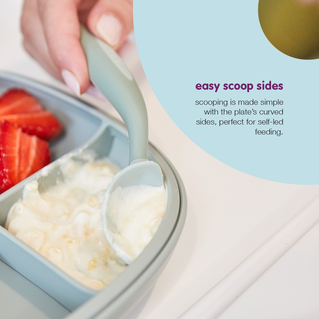 2 in 1 Saugnapfteller - latte