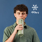 690 ml Isolierflasche mit Klappdeckel – lagune