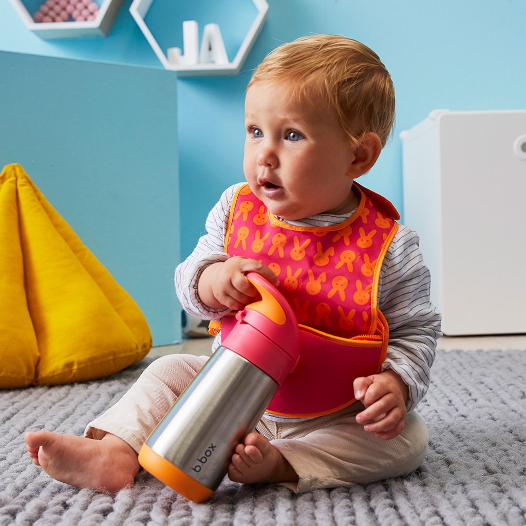 insulated drink bottle - indigo rose - b.box for kids