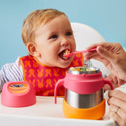 insulated food jar - strawberry shake - b.box for kids