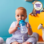 child with sippy cup - raspberry - b.box for kids