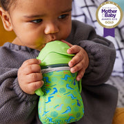 child with sippy cup - apple - b.box for kids