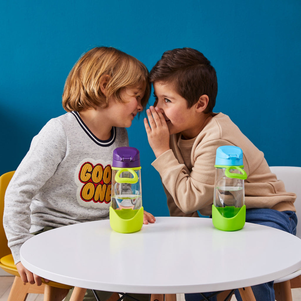children with sport spout 450ml bottle - indigo rose - b.box for kids