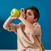 child with sport spout 450ml bottle - emerald forest - b.box for kids