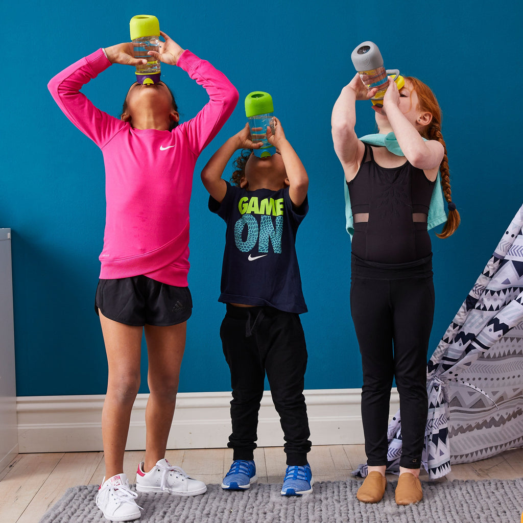 children with sport spout 450ml bottle - indigo rose - b.box for kids