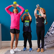 children with sport spout 450ml bottle - blue slate - b.box for kids